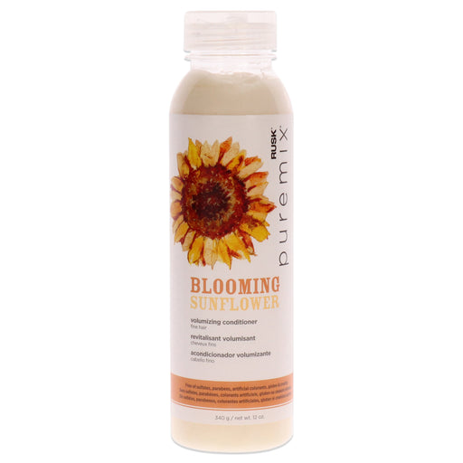 Rusk Puremix Blooming Sunflower Volumizing Conditioner Fine Hai