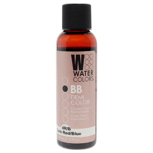 Tressa Watercolors Bb Demi-Permanent Hair Color 4rb Dark Red Blue
