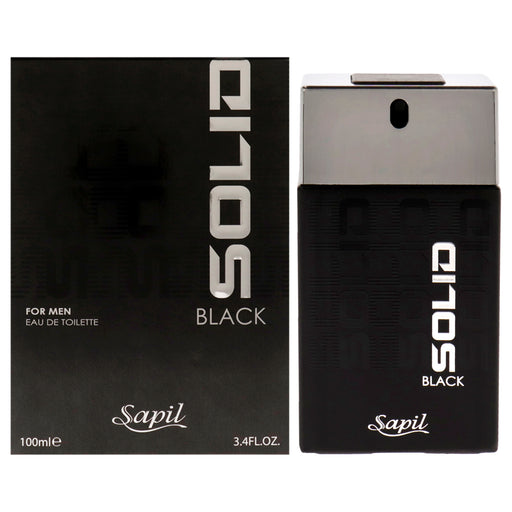 Sapil Solid Black Men's Eau De Toilette