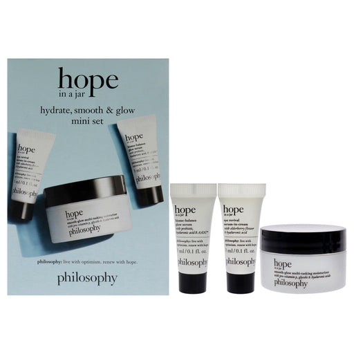 Philosophy Hope In A Jar Hydrate-Smooth And Glow Unisex Gift Set