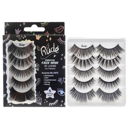 Rude Cosmetics Essential Faux Mink 3d Lashes Surprise Me
