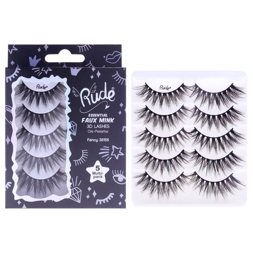 Rude Cosmetics Essential Faux Mink 3d Lashes Fancy