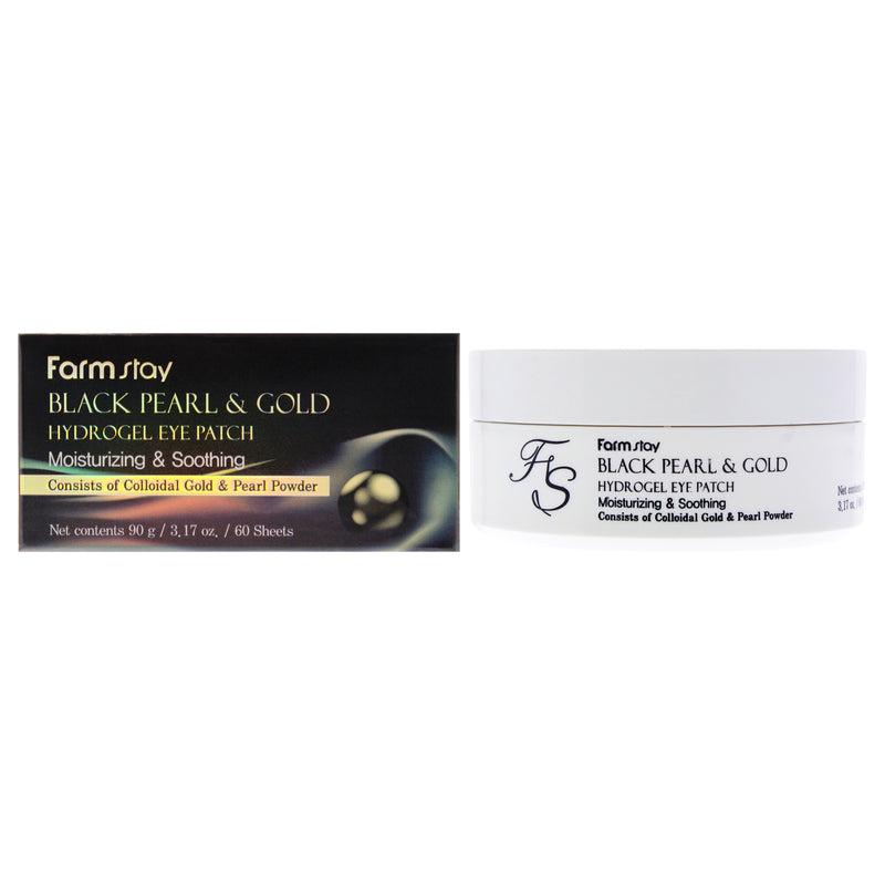 Farmstay Black Pearl And Gold Hydrogel Eye Patch Women's Gift Set
