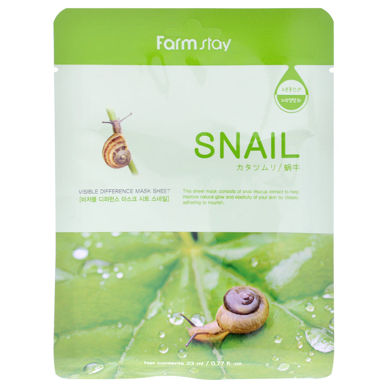 Farmstay Visible Difference Mask Sheet Snail Women's Gift Set