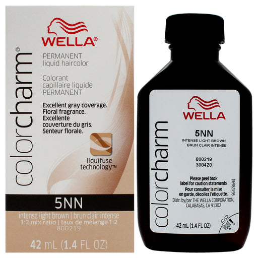 Wella Color Charm Permanent Liquid Hair Color 5nn Intense Light