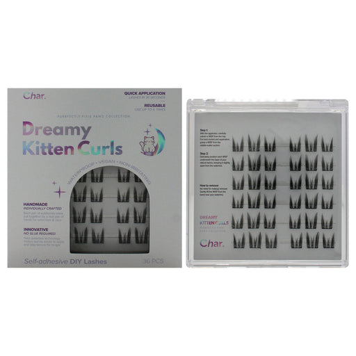Char Cosmetics Eye Lashes Dreamy Kitten Curls Women's Gift Set