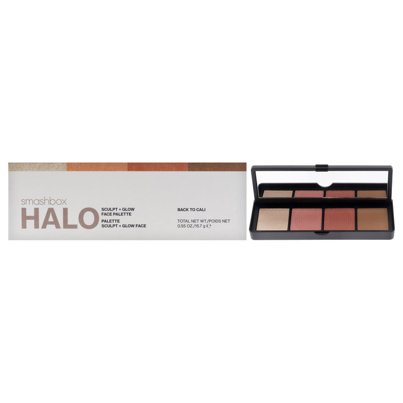 Smashbox Halo Sculpt Plus Glow Face Palette Black To Cali
