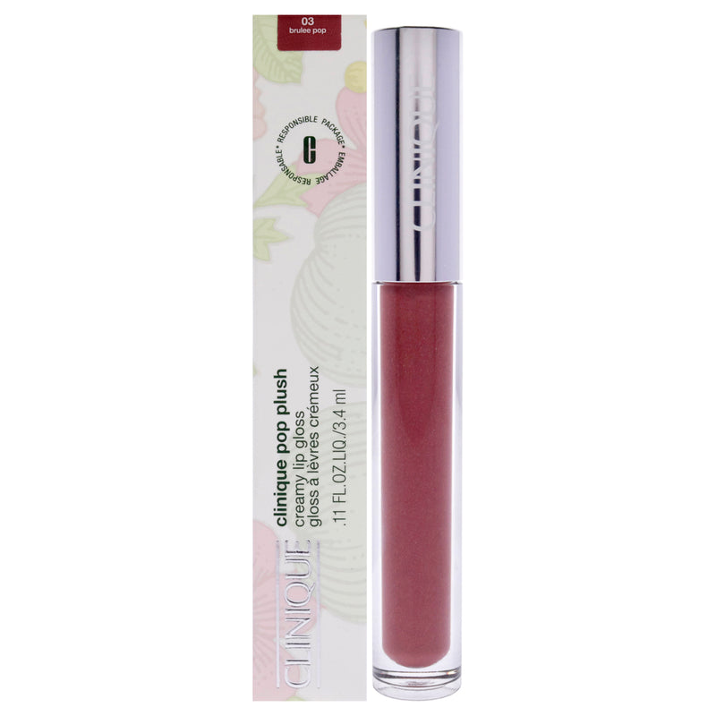 Clinique Pop Plush Creamy Lip Gloss 03 Brulee Pop