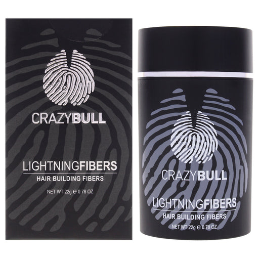Crazy Bull Hair Lightning Hair Building Fibers 1 Black for Men