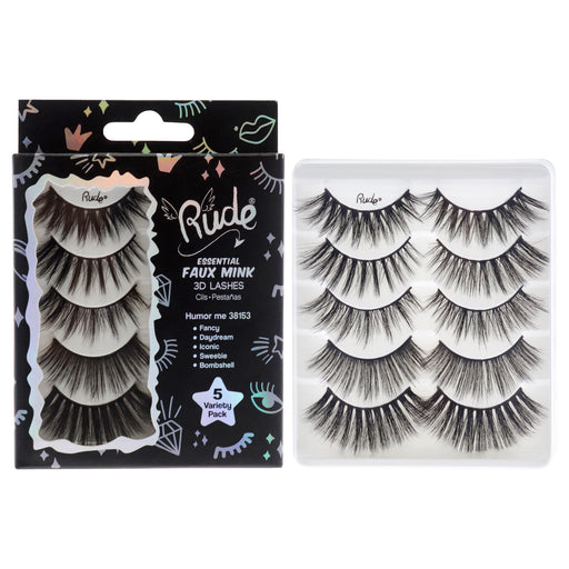 Rude Cosmetics Essential Faux Mink 3d Lashes Humor Me