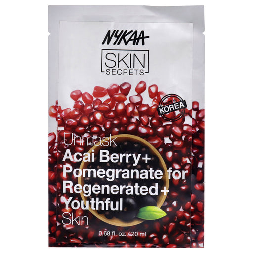 Nykaa Naturals Skin Secrets Sheet Mask Acai Berry And Pomegranate Women's Gift Set