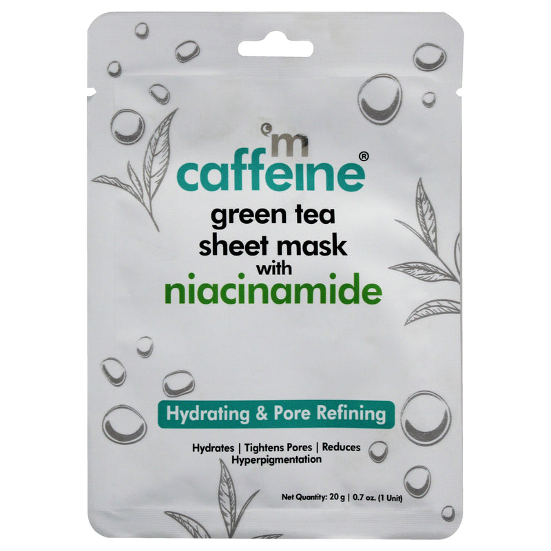 Mcaffeine Green Tea Sheet Mask With Niacinamide