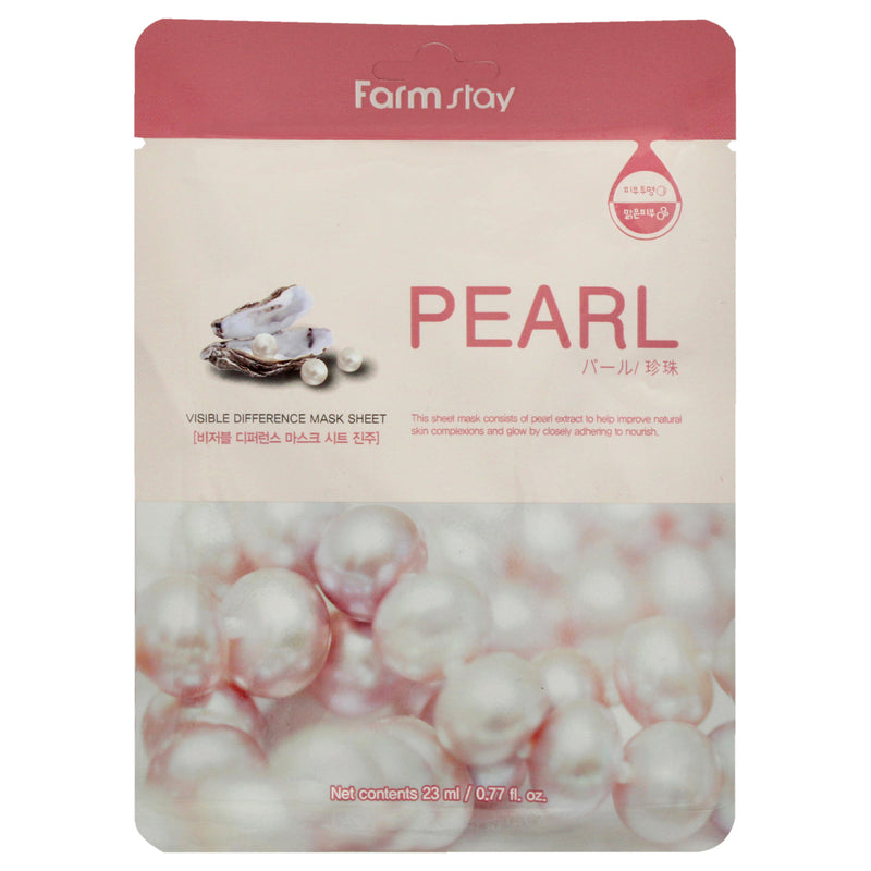 Farmstay Visible Different Mask Sheet Pearl Women's Gift Set