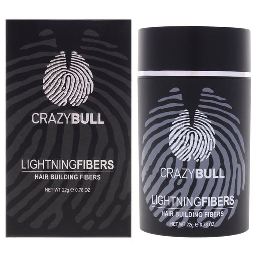 Crazy Bull Hair Lightning Hair Building Fibers 2 Dark Brown for Men