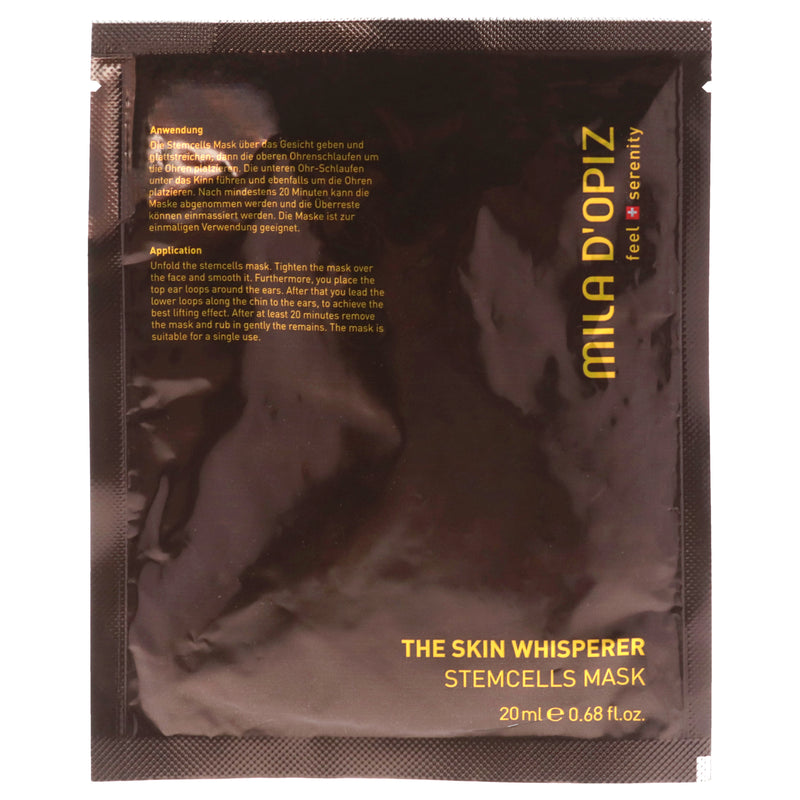 Mila D Opiz The Skin Whisperer Stem Cells Mask