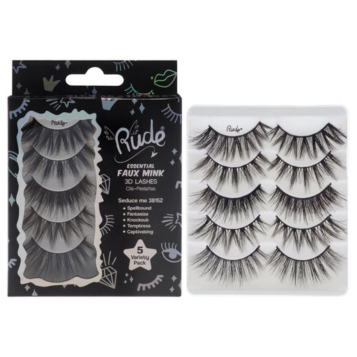 Rude Cosmetics Essential Faux Mink 3d Lashes Seduce Me