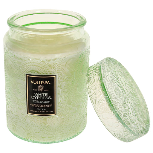 Voluspa Japonica Collection Large White Cypress Large Unisex Fragrance