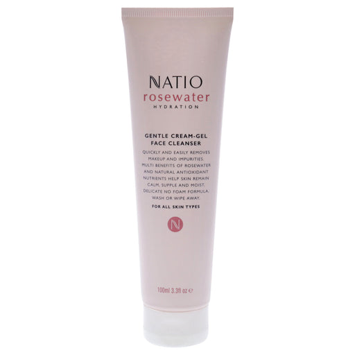 Natio Rosewater Gentle Cream-Gel Face Cleanser