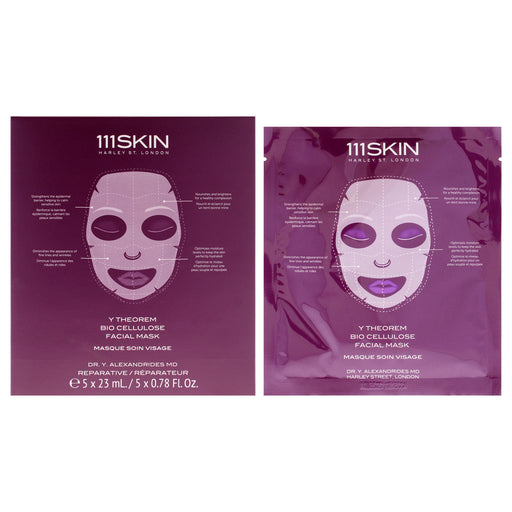 111skin Y Theorem Bio Cellulose Facial Mask Unisex Gift Set