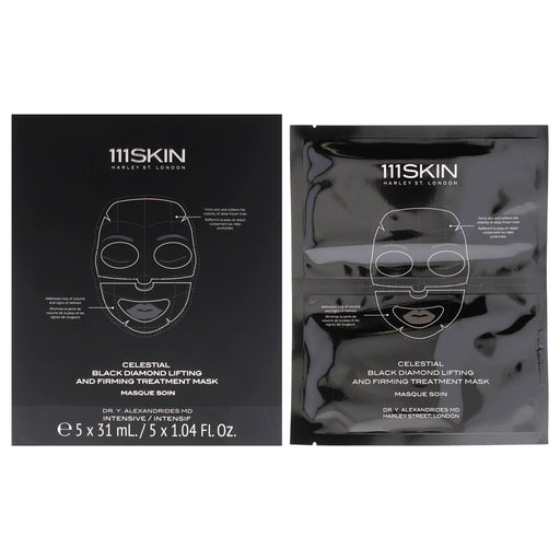 111skin Celestial Black Diamond Lifting And Firming Treatment Mask Unisex Gift Set