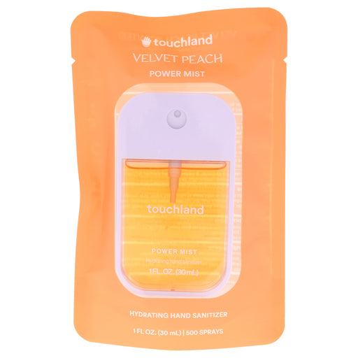 Touchland Power Mist Hydrating Hand Sanitizer Velvet Peach
