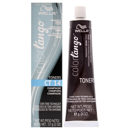 Wella Color Tango Permanent Cream Toner Ct14 Champagne for Women