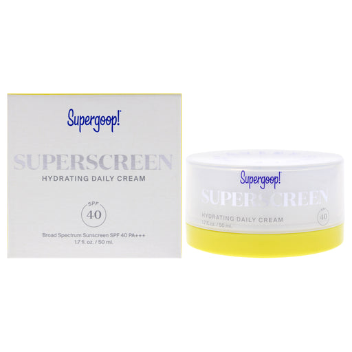 Supergoop Superscreen Hydrating Daily Cream SPF 40 Pa Plus