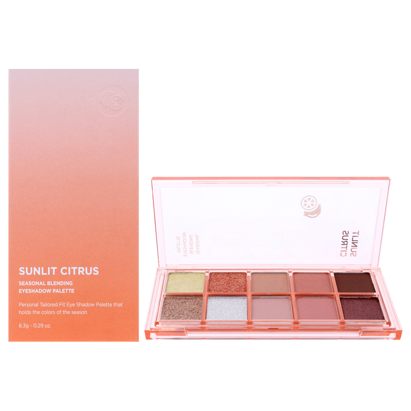 Peach C Seasonal Blending Eyeshadow Palette 04 Sunlit Citrus