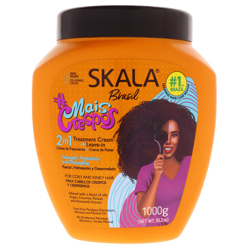 Skala 2in1 Super Curly Detangling Hair Treatment Conditioning Crea for Women