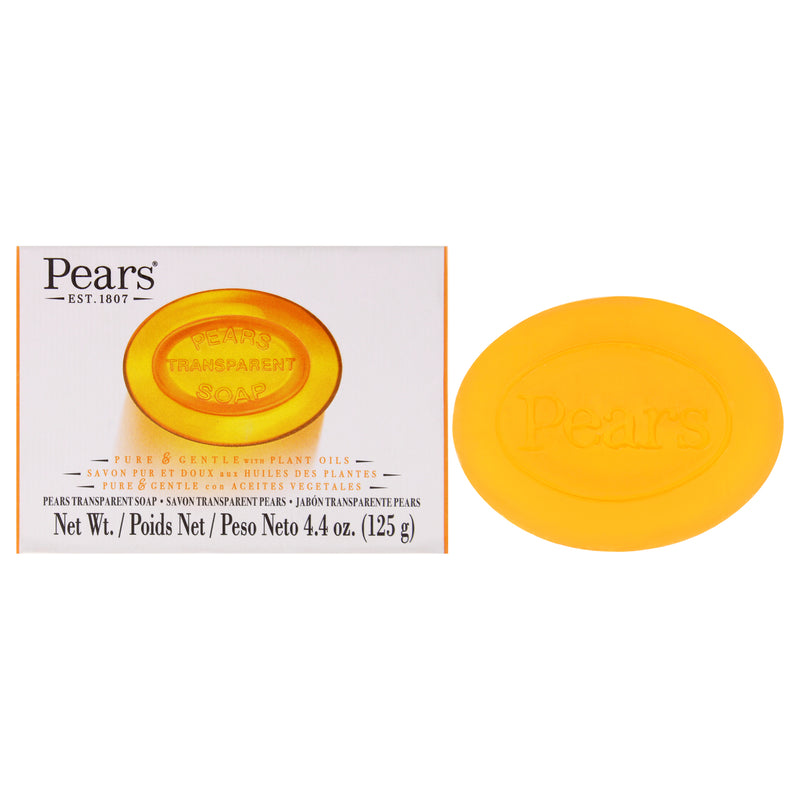Pears Pure And Gentle With Glycerin And Naturals Oils Amber