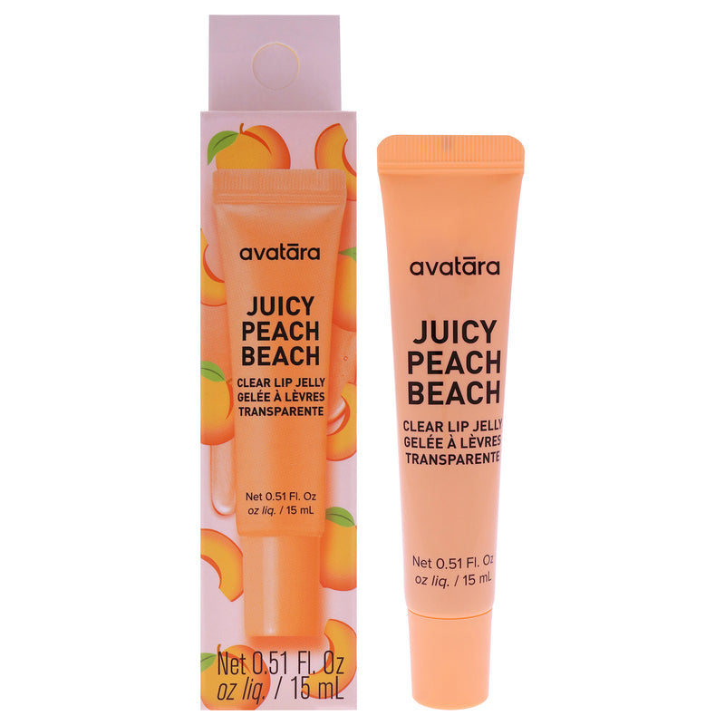 Avatara Clear Lip Jelly Juicy Peach Beach