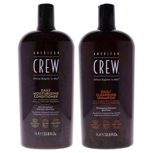 American Crew Daily Cleansing Shampoo And Moisturizing Conditioner Kit Men's Gift Set
