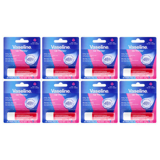 Vaseline Lip Therapy Petroleum Jelly Rosy Lips Pack Of 8