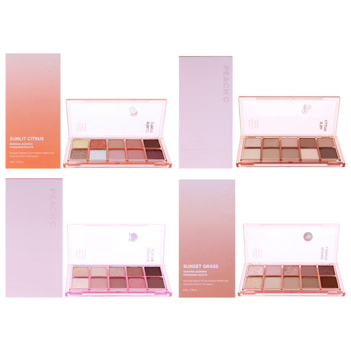 Peach C Seasonal Blending Eyeshadow Palette Kit Women's Gift Set