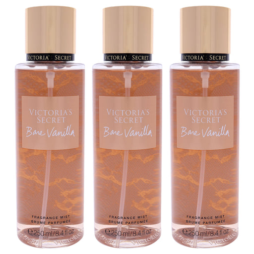 Victoria's Secret Bare Vanilla Pack Of 3 Women's Fragrance Mist