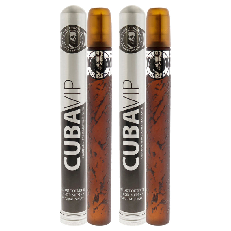 Cuba Vip Pack Of 2 Men's Eau De Toilette