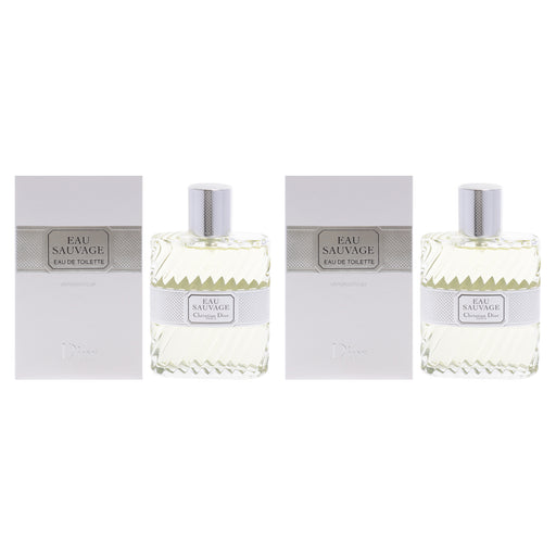 Christian Dior Eau Sauvage Pack Of 2 Men's Eau De Toilette
