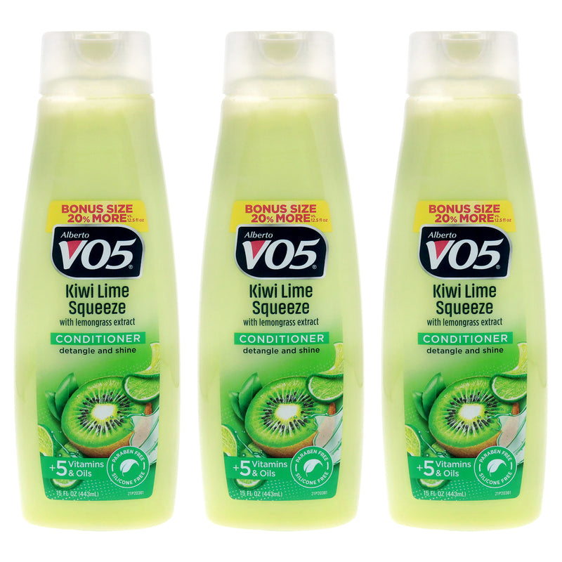 Alberto Vo5 Herbal Escapes Kiwi Lime Squeeze Conditioner Pack Of 3