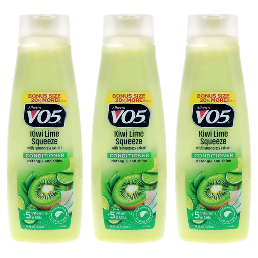 Alberto Vo5 Herbal Escapes Kiwi Lime Squeeze Conditioner Pack Of 3