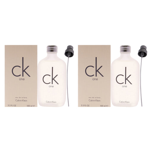 Calvin Klein Ck One Pack Of 2 Unisex Eau De Toilette