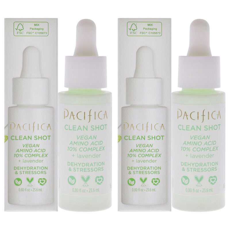 Pacifica Clean Shot Vegan Amino Acid 10 Percent Complex Pack Of 2