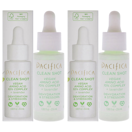 Pacifica Clean Shot Vegan Amino Acid 10 Percent Complex Pack Of 2