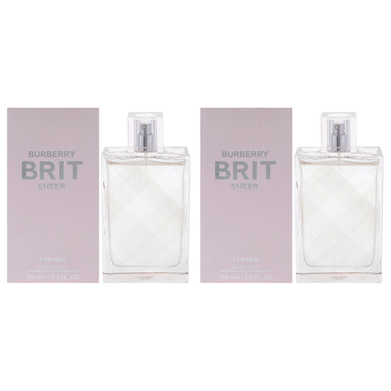 Burberry Brit Sheer Pack Of 2 Women's Eau De Toilette