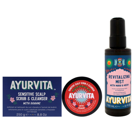 Ayurvita Holistic Hair And Scalp Refresh Kit Unisex Gift Set