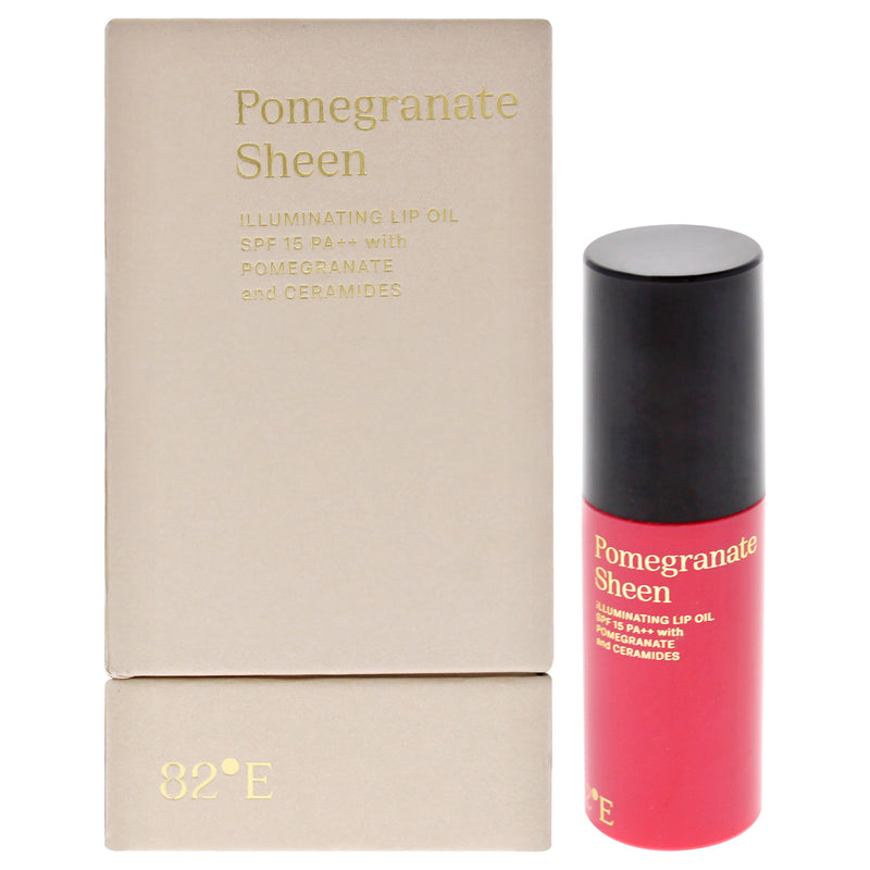 82east By Deepika Padukone Pomegranate Sheen Illuminating Lip Oil SPF 15 Pa Plus