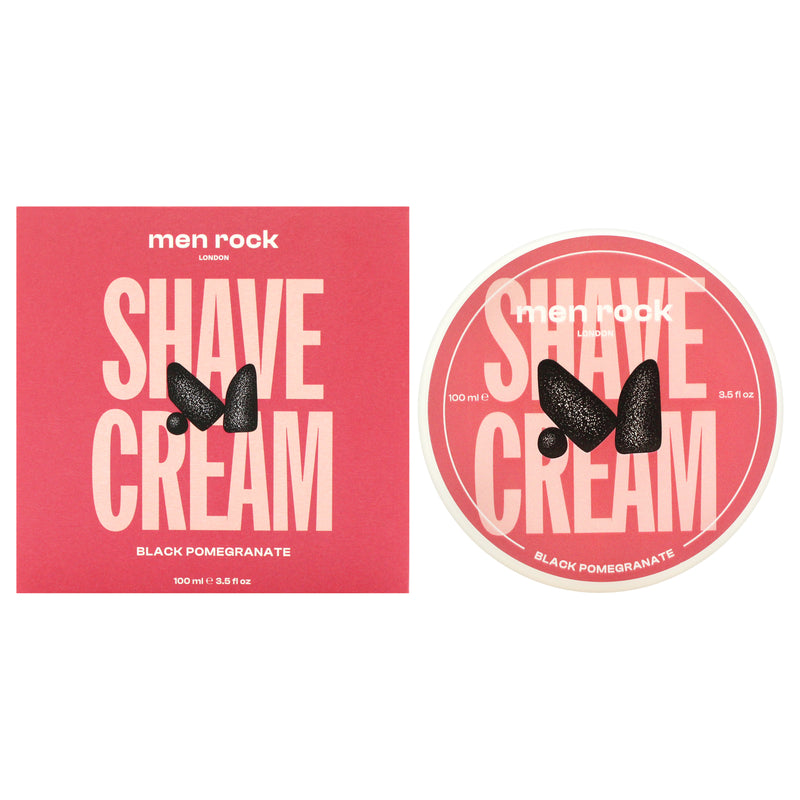 Men Rock Shave Cream Black Pomegranate for Men