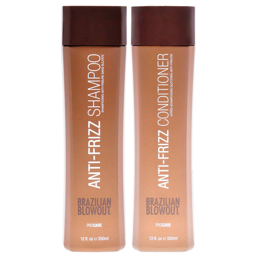 Brazilian Blowout Acai Anti Frizz Shampoo And Conditioner Kit Unisex Gift Set