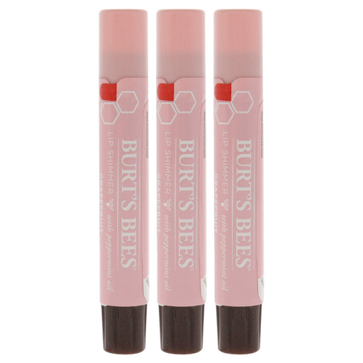 Burt's Bees Lip Shimmer Grapefruit Pack Of 3