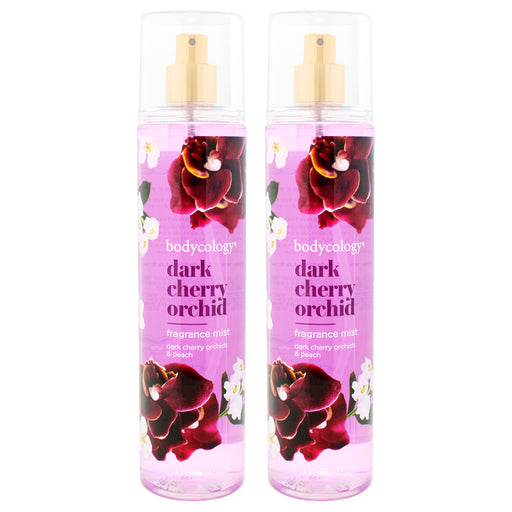Bodycology Dark Cherry Orchid Pack Of 2 Women's Fragrance Mist