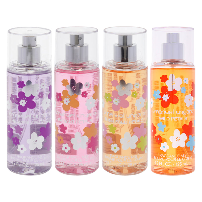 Emanuel Ungaro Petals Fragance Mist Kit Women's Fragrance Mist Gift Set